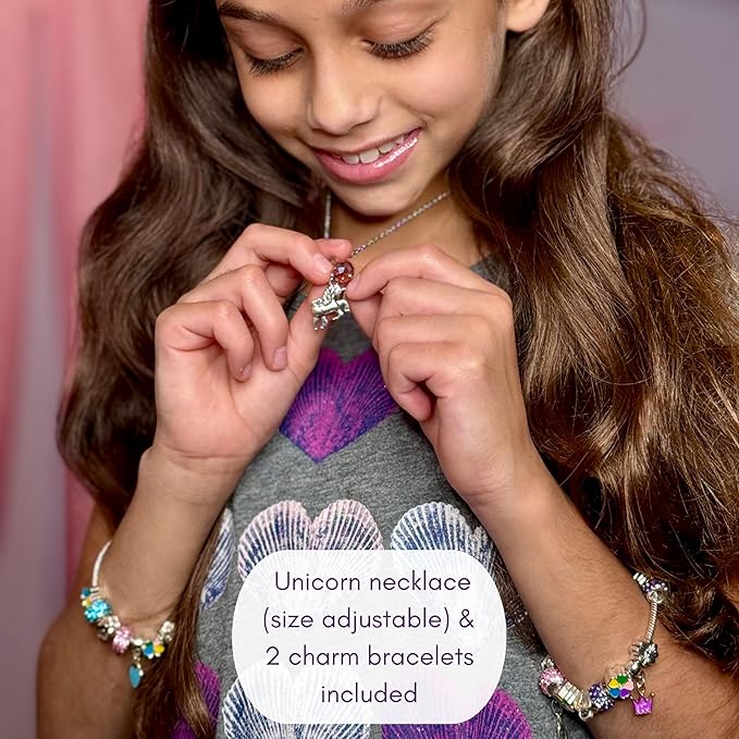 ABI + OLIE Kids Jewelry Box for Girls, Little Girls Jewelry Box, Musical Jewelry Box for Girls 8-12 - Music Boxes for Girls - Princess Castle Unicorn Theme