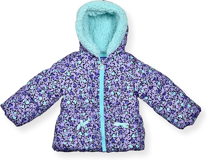 Arctic Quest Little Girls Bib Snow Pants and Ski Jacket Water-Resistant Snowsuit For Kids Winter Jacket For Girls