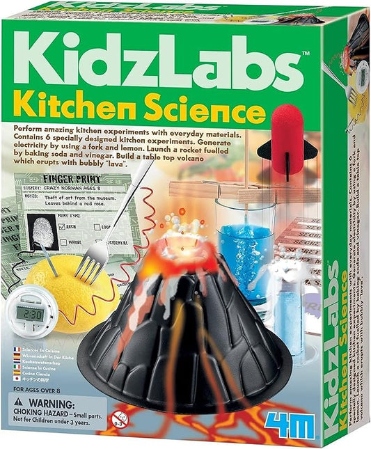 4M Kitchen Science Kit - DIY Chemistry Experiment Lab Stem Toys Gift for Kids & Teens, Boys & Girls (3806)