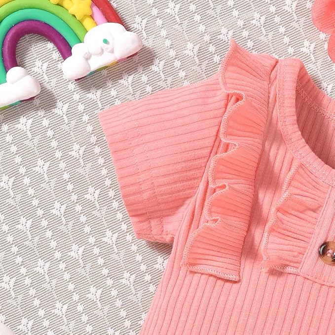 Aalizzwell Newborn Infant Baby Girls Summer Outfit