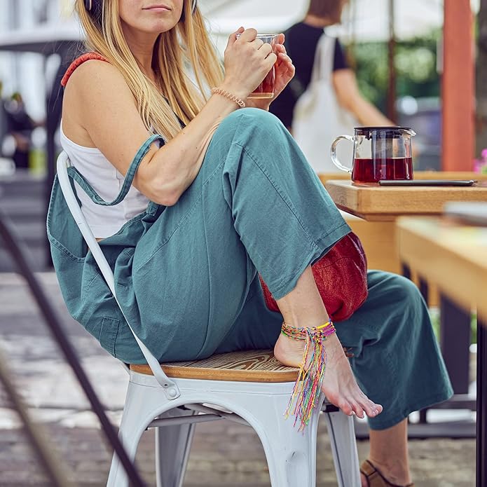 60 Pcs Friendship Bracelets Bulk Handmade Braided Bracelets Colorful String Thread Bracelets Friendship Cords Strand Bracelet for Kids Girls Women Teen Party Favors Supplies