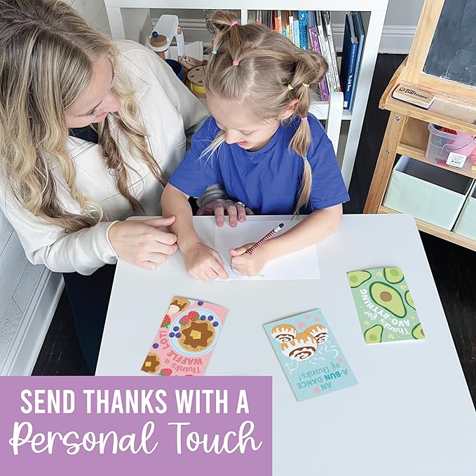 54 Colorful Funny Thank You Cards With Envelopes Bulk - Thank You Notes With Envelopes Set, Thank You Card Kids, Teacher Thank You Teacher Cards, Kids Thank You Card For Teachers Appreciation