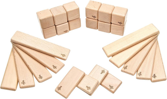 26 Piece Tegu Discovery Magnetic Wooden Block Set, Natural