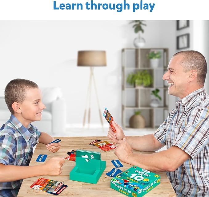 Skillmatics Card Game - Guess in 10 Sports, Perfect for Boys, Girls, Kids, and Families Who Love Toys, Travel Games, Gifts for Ages 6, 7, 8, 9 and Up