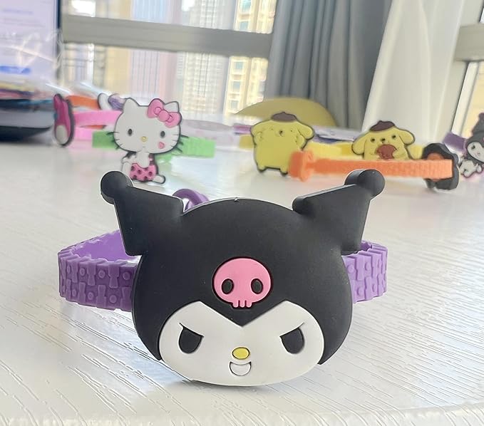 15 Pack Rubber Bracelets Wristband Bracelets for Birthday Party Supplies Favors Prize Rewards (15PCS Sanriooo)