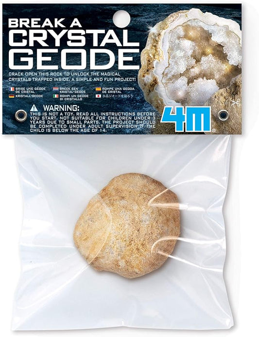 4M Sci:Bits Break A Crystal Geode STEM Science Kit