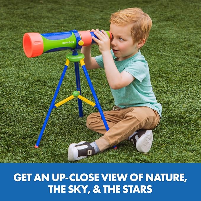 Educational Insights GeoSafari Jr. My First Telescope Toy, STEM Toy, Boys & Girls Ages 4+