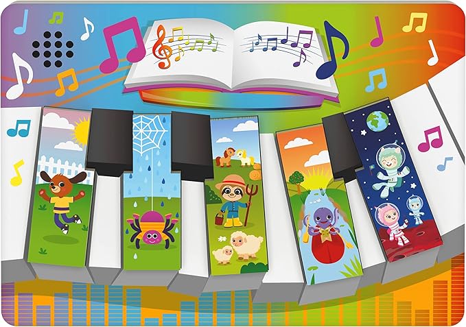 Spin Master Piano Notes Wood Sound Puzzle, for Families and Kids Ages 3 and up