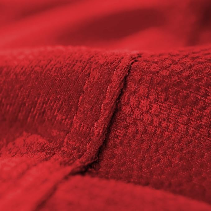 Chill Sack Bean Bag Chair: Huge 6' Memory Foam Furniture Bag and Large Lounger - Big Sofa with Soft Micro Fiber Cover - Red Pebble
