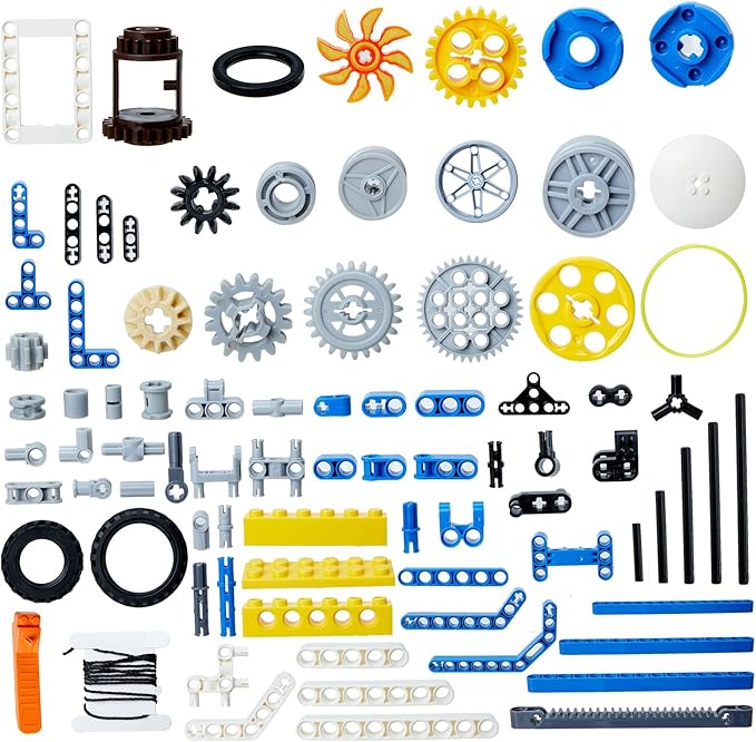 330Pcs Building Kit, 12 in 1 STEM Toys with Electric Power Motor for Kids, DIY Erector Set for Boys Girls, Technic Building Suit Creative Play Great Gift for Kids Age 6+