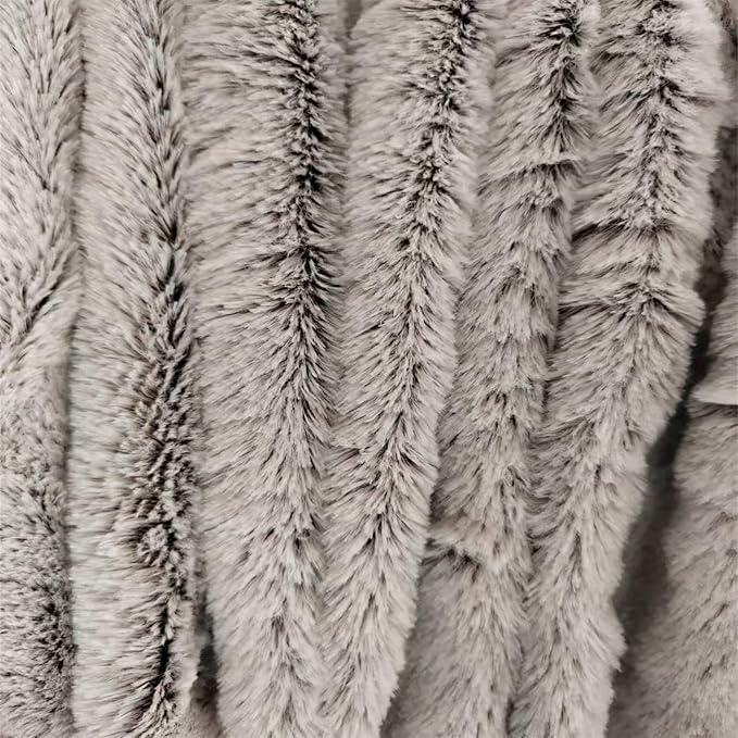 7ft Giant Bean Bag Chair Cover （No Filler） Soft PV Fur Bean Bag Sofa Portable Living Room Furniture Lazy Sofa Bed Cover for Adults Kids (Orange, 6ft)