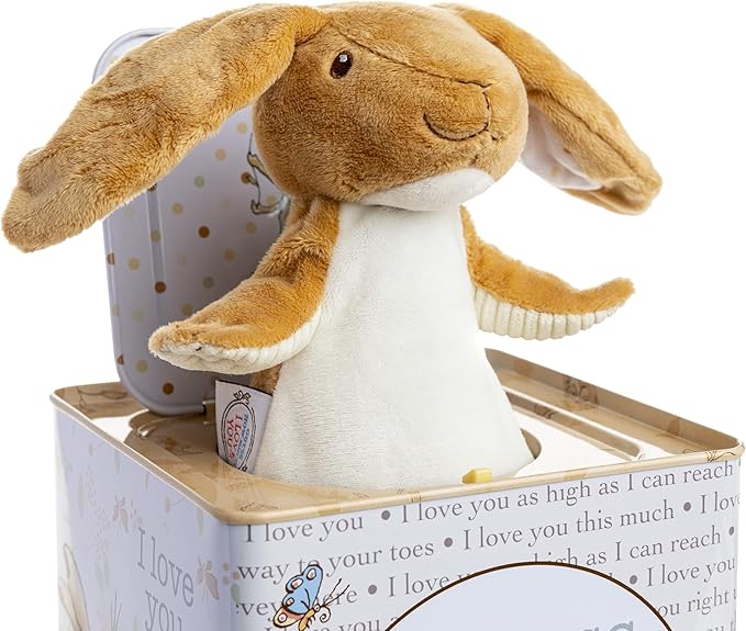 KIDS PREFERRED Guess How Much I Love You - Nutbrown Hare Jack-in-The-Box - Musical Toy for Babies