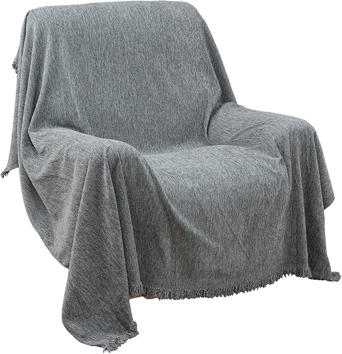 Recliner Chair Covers Lazy Boy Recliner Covers Armchair Cover Blanket Sofa Thick Soft Fabric Living Room Bedroom Throw Washable Sofa Slipcovers for Pets Kids (Gray)