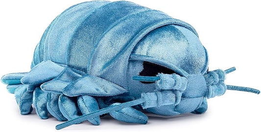 ZHONGXIN MADE Large Isopod Plush - Lifelike 20” Blue Isopod Weigted Stuffed Animal, Realistic Bathynomus Giganteus Arthropod Insect Plushie, Soft Crustaceans Animals Toys Model Dolls Gifts for Kids