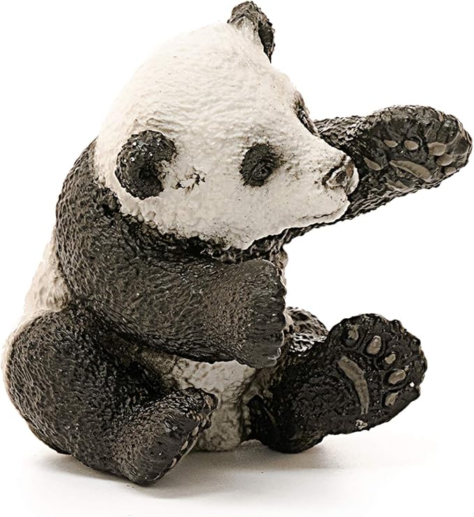 Schleich Wild Life, Wild Animal Jungle Toys for Boys and Girls, Baby Panda Cub Toy Figurine, Ages 3+