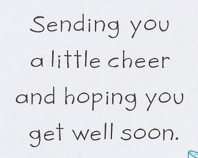 American Greetings Get Well Soon Card (Rest, Relax, Recuperate)