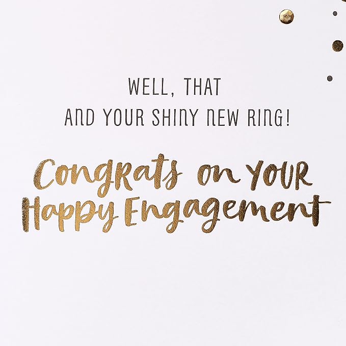 American Greetings Engagement Card (Shiny New Ring)