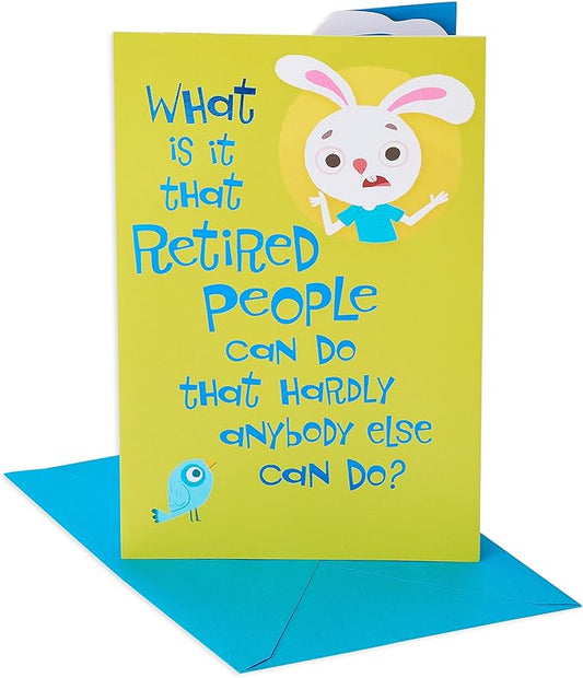 American Greetings Funny Retirement Card (Monday Mornings)