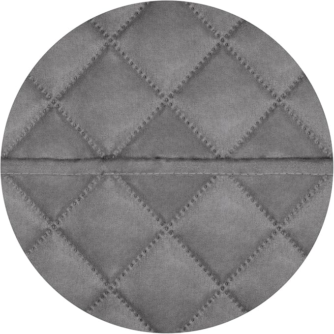 PureFit Reversible Quilted Sofa Cover, Water Resistant Slipcover Furniture Protector, Washable Couch Cover with Non Slip and Elastic Straps for Kids, Dogs, Pets (Oversized Chair, Gray/Gray)