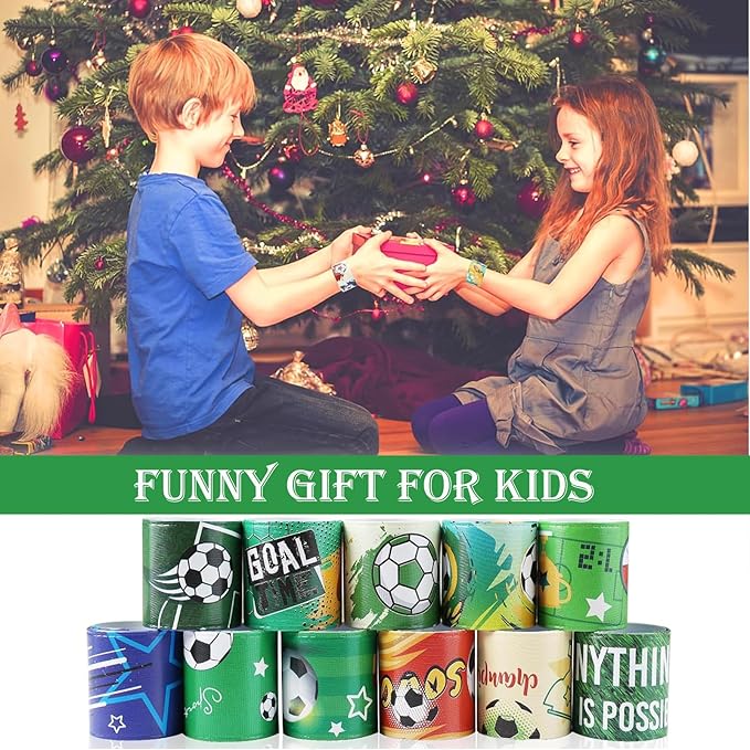 36 PCS Soccer Slap Bracelets Blank Snap Bracelets Slap Bands Wristbands Snap Bracelets for Birthday Halloween Thanksgiving Christmas Party