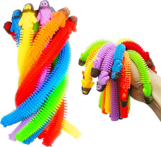 24 Pack Jesus Stretchy Strings Sensory Fidget Toys Pack Great for Kids Girls Boys Easter Basket Stuffers(Jesus)