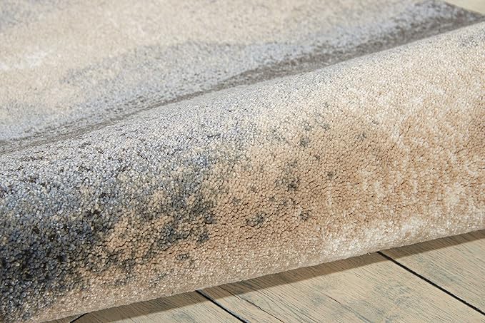 Nourison Maxell Nourison Flint 2'2" x 7'6" Area -Rug, Easy -Cleaning, Non Shedding, Bed Room, Living Room, Dining Room, Kitchen (2x8)