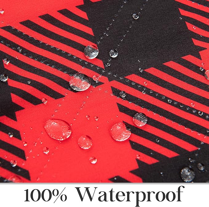 TOMORO Non-Slip Quilted Recliner Cover, 100% Waterproof Recliner Chair Slipcover Furniture Protector with Pockets, Washable Couch Cover with Elastic Straps for Kids and Pets，23 Inch