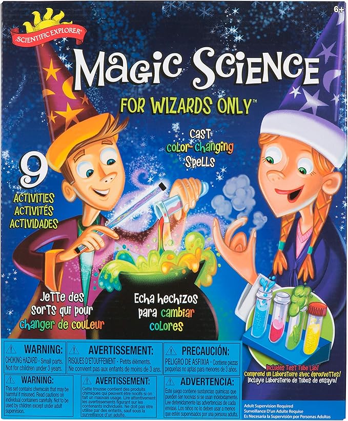 ALEX Toys Explorer Magic Science for Wizards Only Kids Science Kit, For Children Who Love to Experiment, Allows Children to Use Imagination and Creativity, For Ages 6 and up