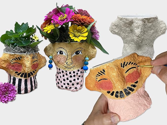 ACTIVA Celluclay Instant Papier Easy-to-Use, Mess-Free Sculpting Material for Art and Craft-2 lbs. -White Paper Mache Mix, 2 Pound