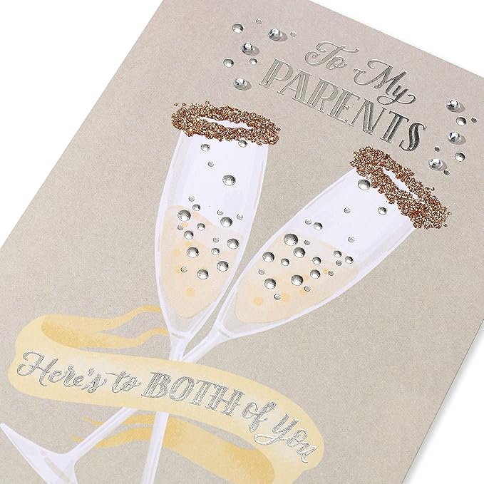 American Greetings Anniversary Card for Parents (Love is Worth Keeping)