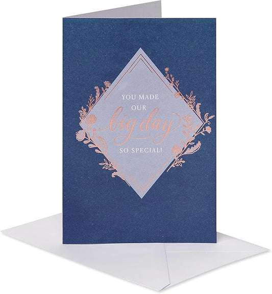 American Greetings Wedding Thank You Cards, Much More Wonderful (8-Count)