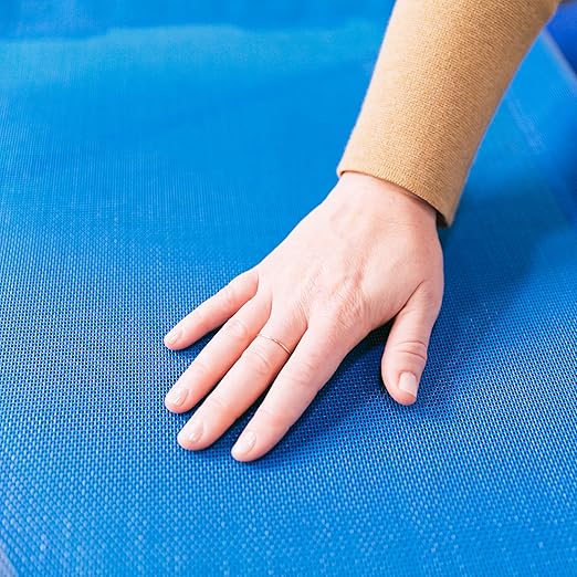 ECR4Kids Stackable Kiddie Cot, Assembled, Toddler Size, Classroom Furniture, Blue, 5-Pack