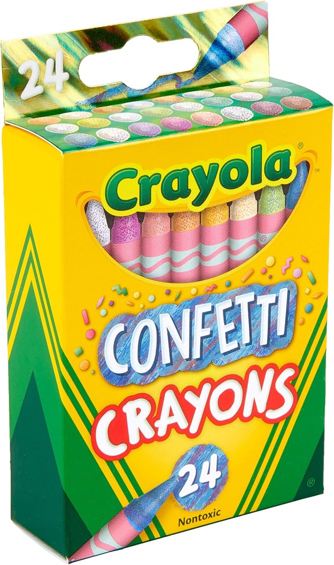24 ct. Confetti Crayons