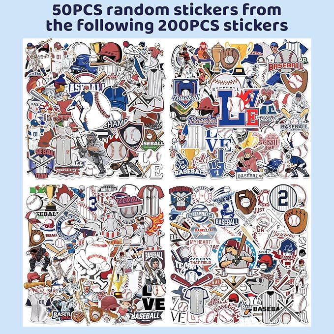 74PCS Baseball Party Favors 24PCS Baseball Slap 50PCS Baseball Stickers Bracelets Baseball Themed Party Favors Birthdays Party Decorations for Sport Game Player Kids Gifts