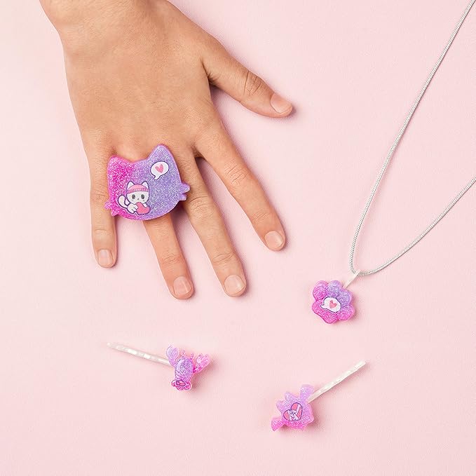 Animals Jewelry Pack - Quick & Easy DIY Resin Inspired Craft Activity Kit for Kids Ages 7 & Up, Multicolor (10878)