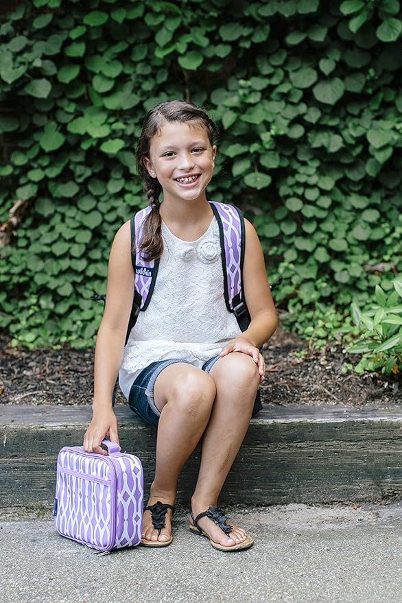 Wildkin Kids Insulated Lunch Box Bag for Boys & Girls, Reusable Kids Lunch Box is Perfect for Elementary, Ideal Size for Packing Hot or Cold Snacks for School & Travel Bento Bags (Zebra)