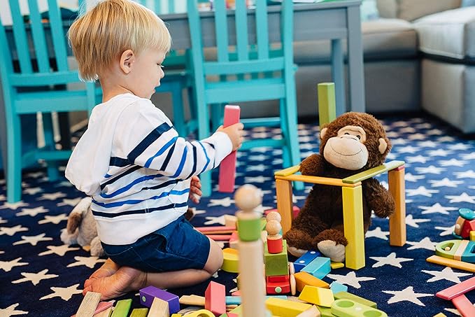 3 Piece Tegu Magnetic Racer Building Block Set, Poppy Big Top