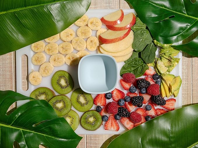 Avanchy Baby Bowls Silicone MINI Prep Bowl Set for Babies Kids Toddler for Feeding Food 4 oz, Pink