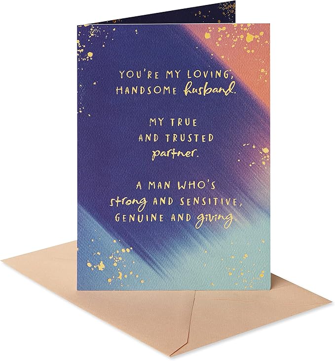 American Greetings Anniversary Card for Husband from Husband (Know Your Love)