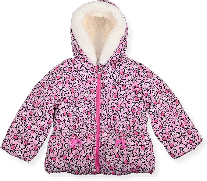 Arctic Quest Little Girls Bib Snow Pants and Ski Jacket Water-Resistant Snowsuit For Kids Winter Jacket For Girls