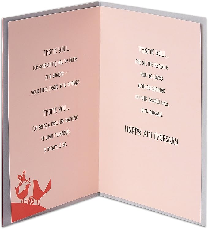 American Greetings Anniversary Card for Parents (Thank You)