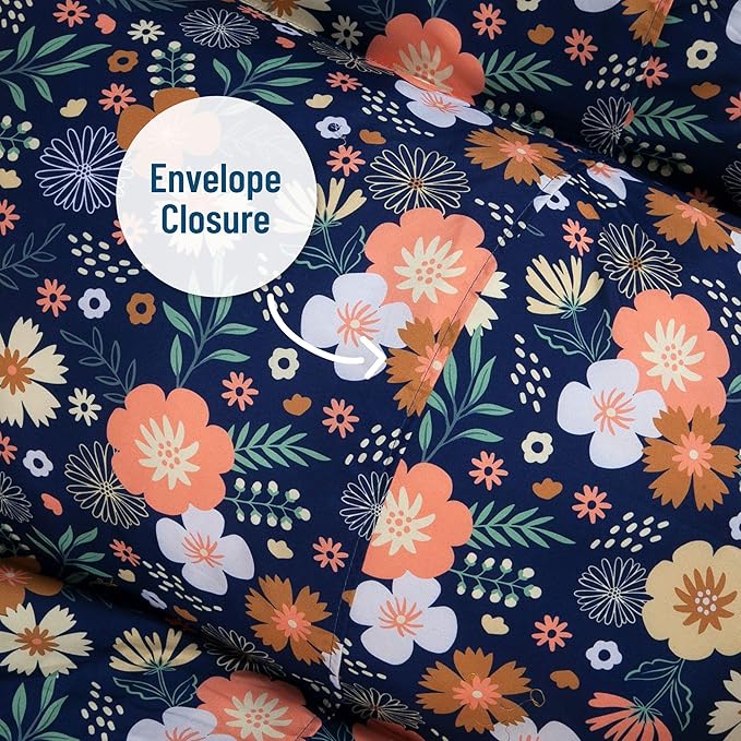 Wildkin Kids Microfiber Floor Lounger – Travel-Friendly, Sleepovers, Pillow Not Included - Wildflower Bloom