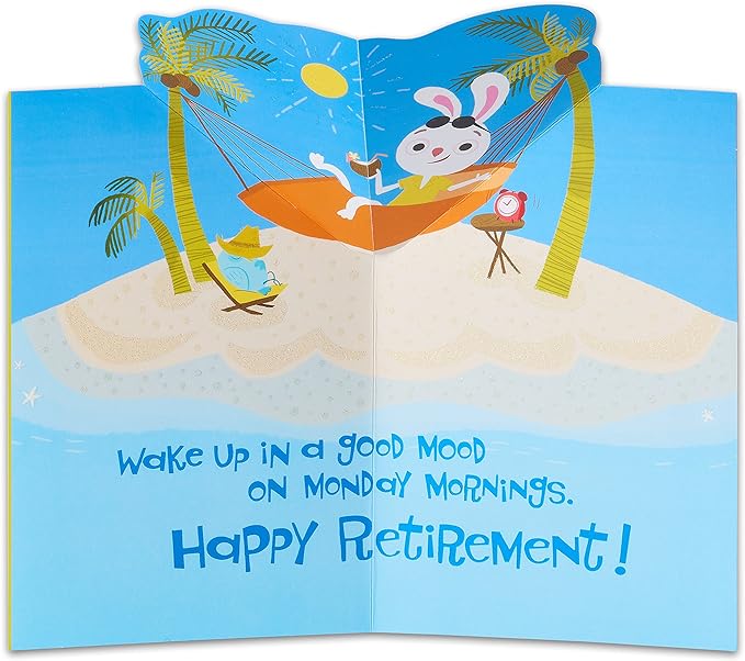American Greetings Funny Retirement Card (Monday Mornings)