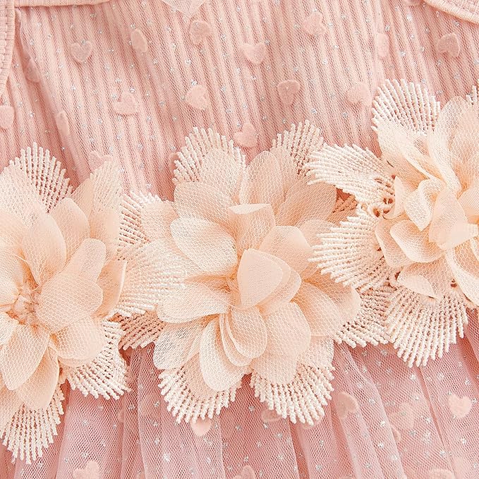 Baby Girl Clothes Daisy Ribbed Bodysuit Sleeveless Romper Dress Summer Outfit for Girls Newborn 3 6 9 12 18 Months