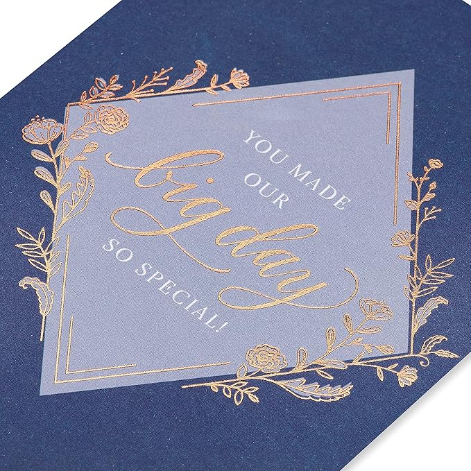 American Greetings Wedding Thank You Cards, Much More Wonderful (8-Count)