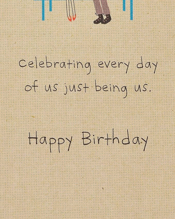 American Greetings Romantic Birthday Card (Being Us)