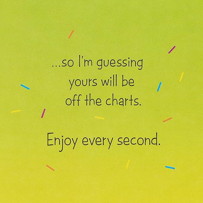 American Greetings Birthday Card (Off the Charts)